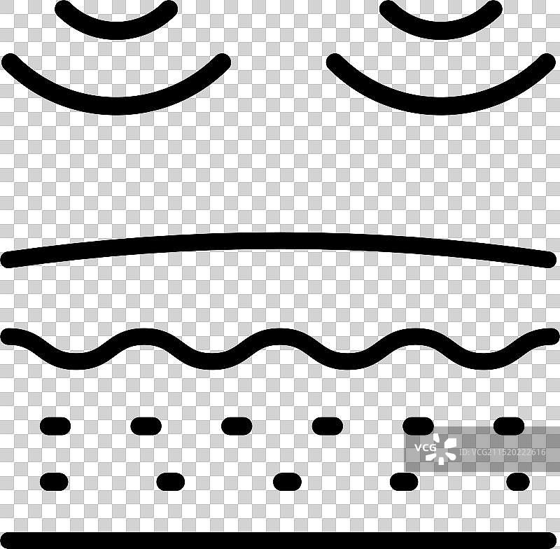 美容和美容学独立轮廓图标图片素材