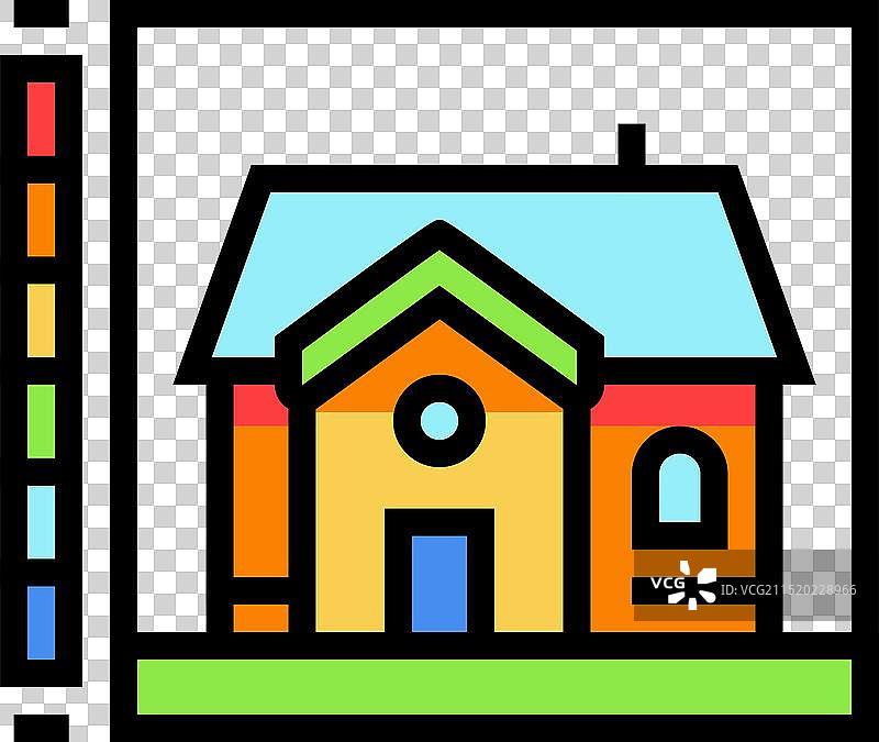 热成像审计节能彩色图标图片素材