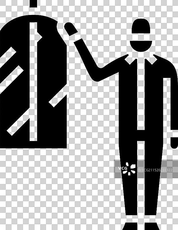 干洗店洗衣标志符号图标图片素材