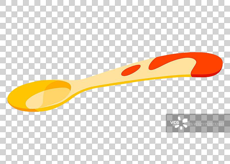 婴儿塑料勺儿童玩具餐具图标图片素材