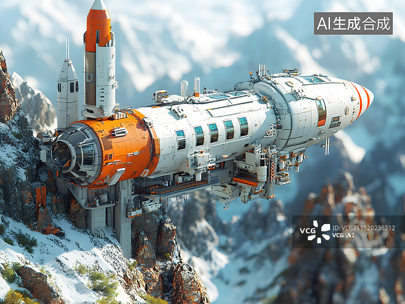 【AI数字艺术】航天梦航天科技智造图片素材