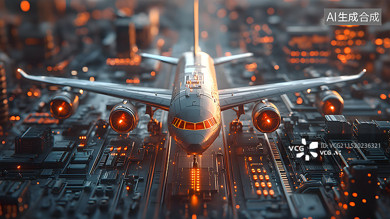 【AI数字艺术】航天梦航天科技智造图片素材