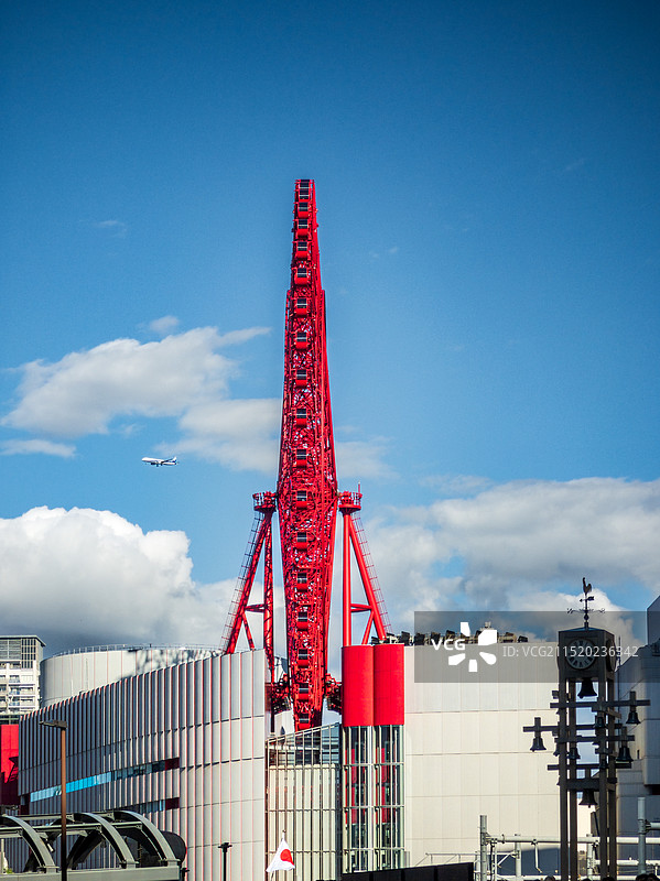 大阪街头巷尾，繁华都市的宁静一隅图片素材