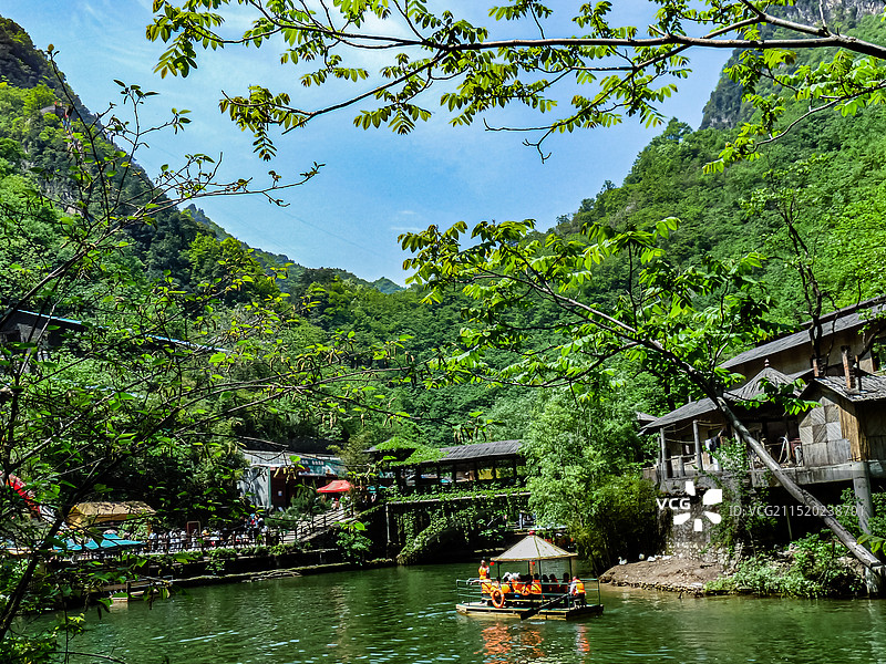 商洛市金丝峡景区图片素材