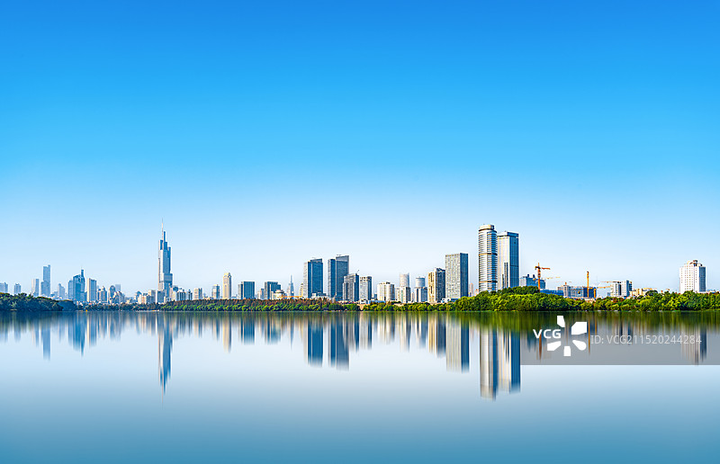 南京玄武湖城市建筑都市风光图片素材