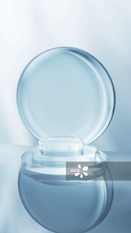 透明玻璃展示台三维渲染图片素材