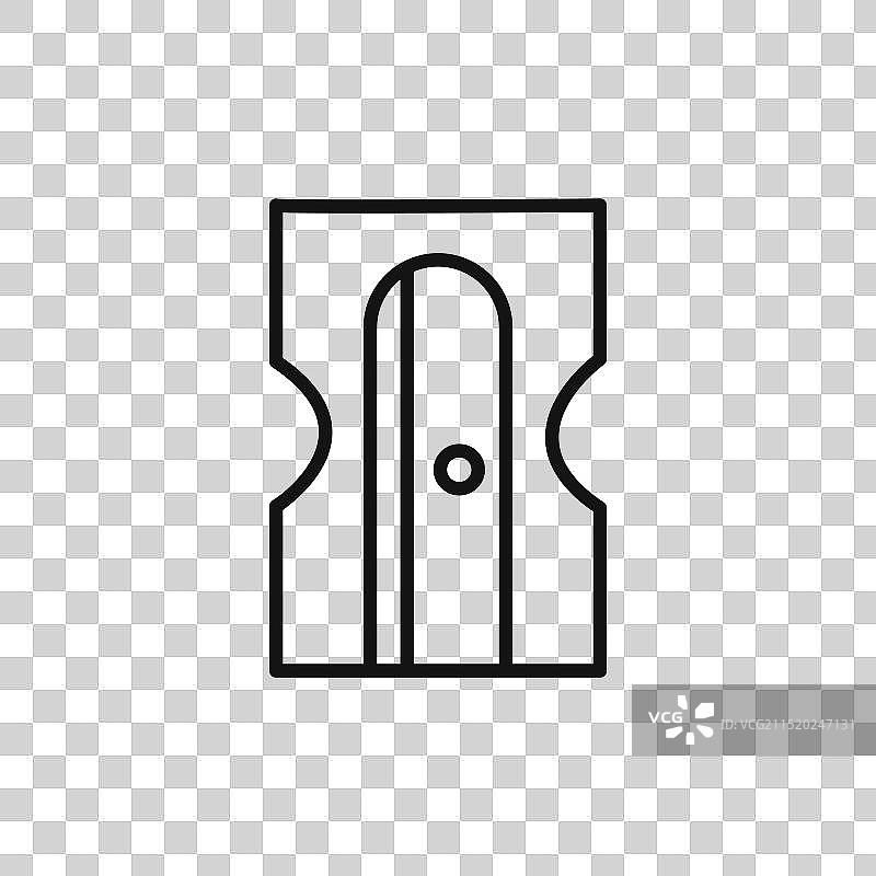 卷笔刀标志外形图片素材