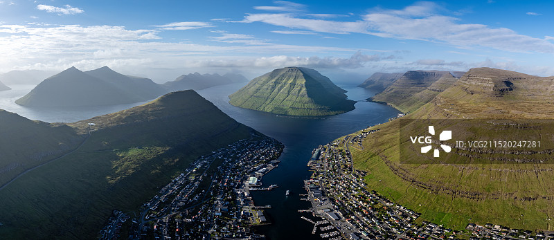 法罗群岛克拉克斯维克klaksvik图片素材