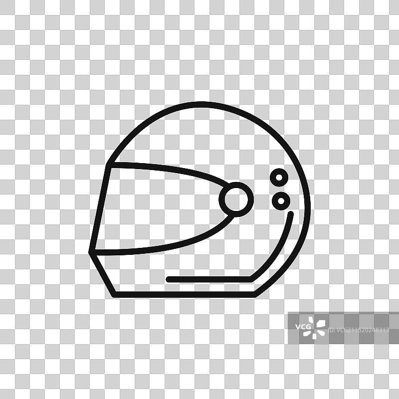 赛车头盔标志外形图片素材