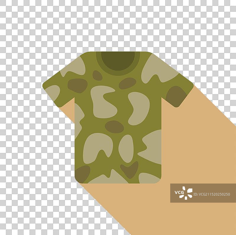 短袖军事迷彩T恤图片素材