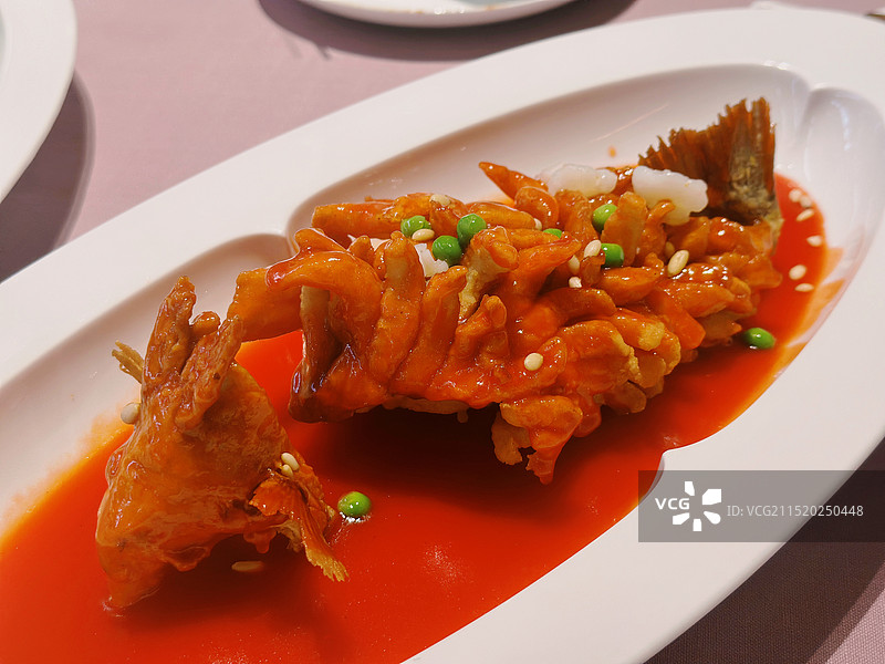 松鼠鱼和醉虾图片素材