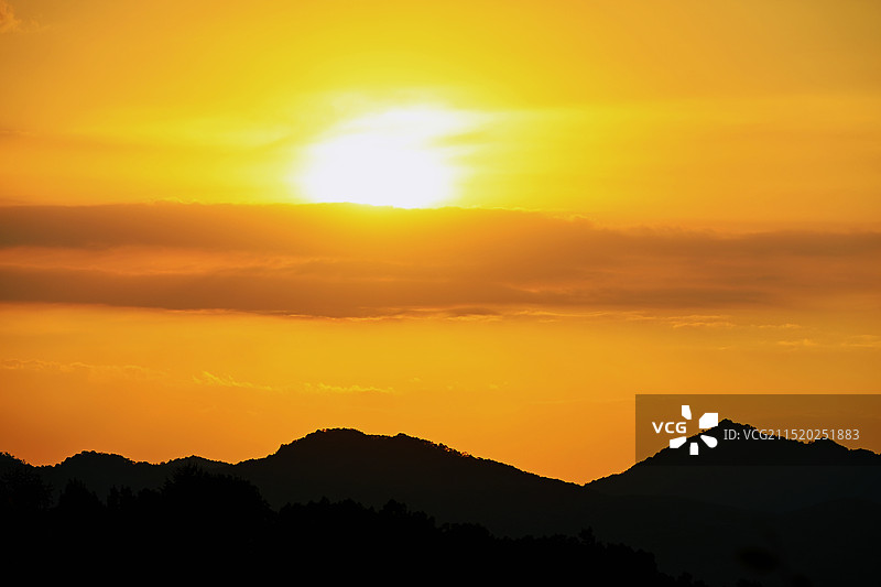 城隍阁黄昏时分图片素材