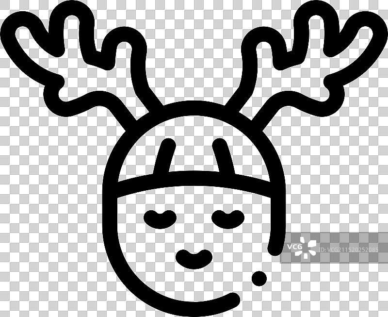 凯尔特图标线性风格设计图片素材