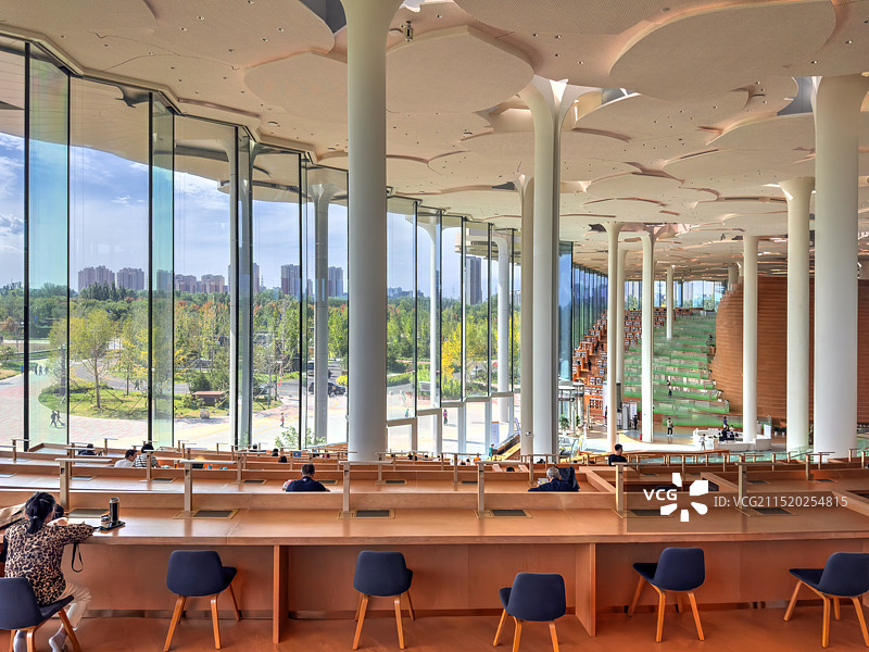 北京城市图书馆图片素材