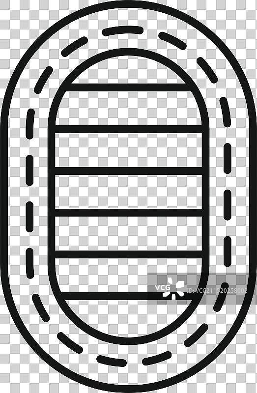 椭圆形体育场建筑图片素材