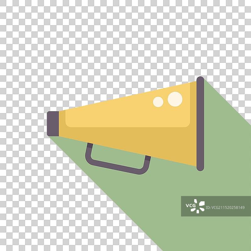 黄色扩音器宣布重要信息图片素材