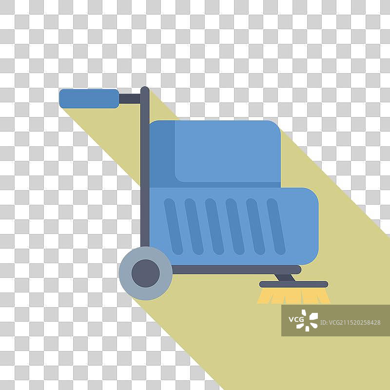 专业清洁设备侧视图图片素材