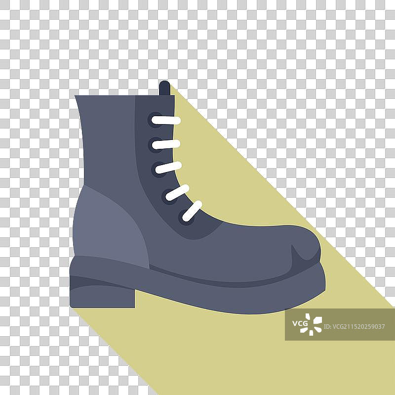 用于户外探险的徒步靴图片素材