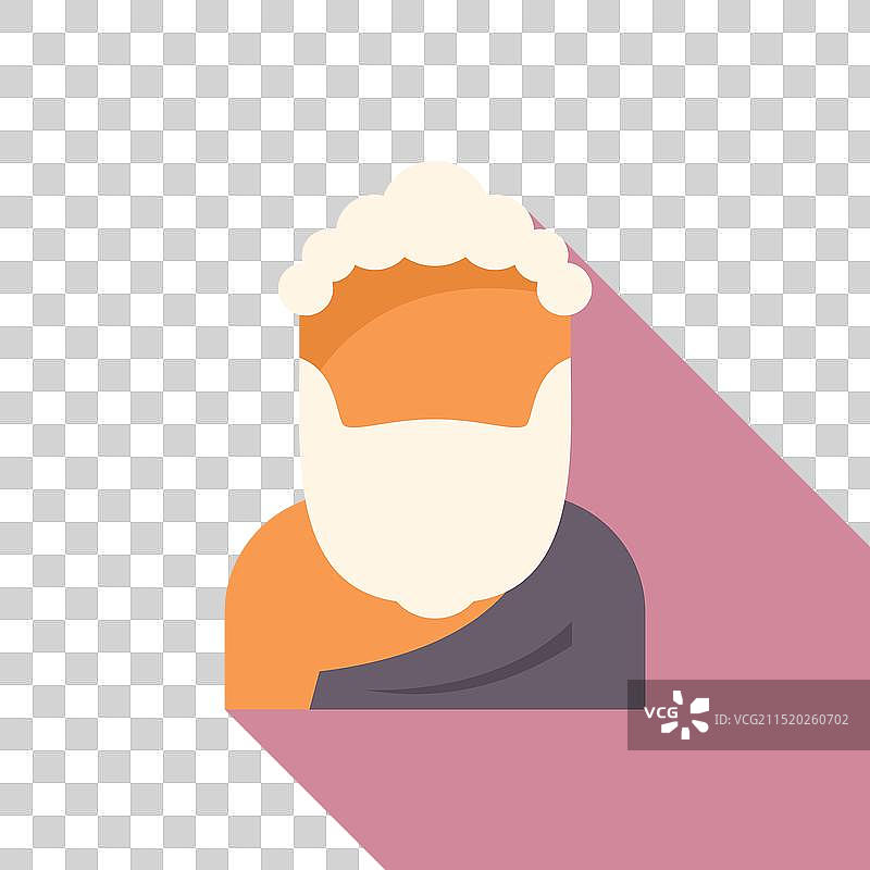 身穿托加和月桂树的古希腊哲学家图片素材