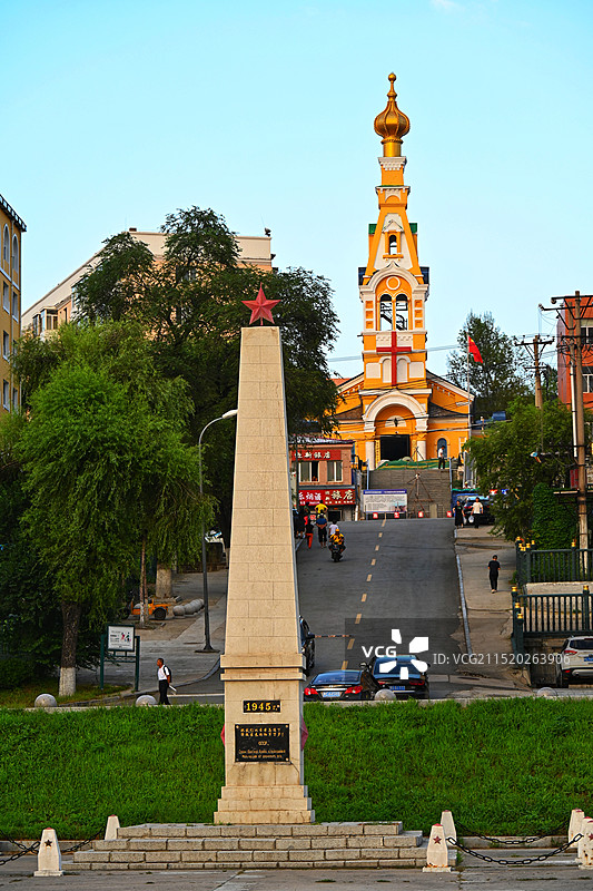 城市一隅（绥芬河）图片素材