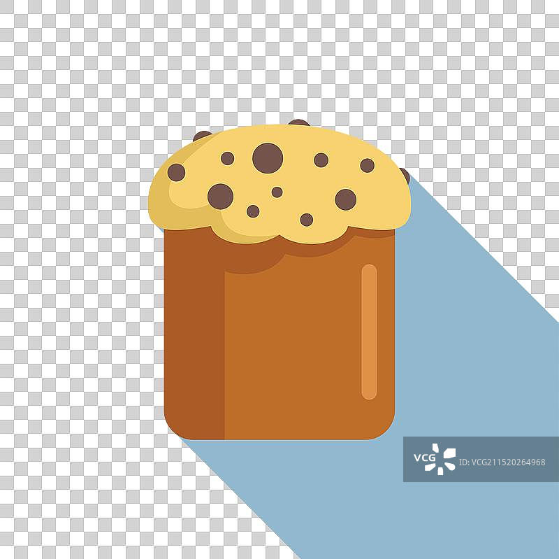 传统复活节巧克力面包图片素材