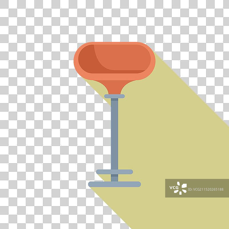 带脚踏的单腿现代吧台凳图片素材