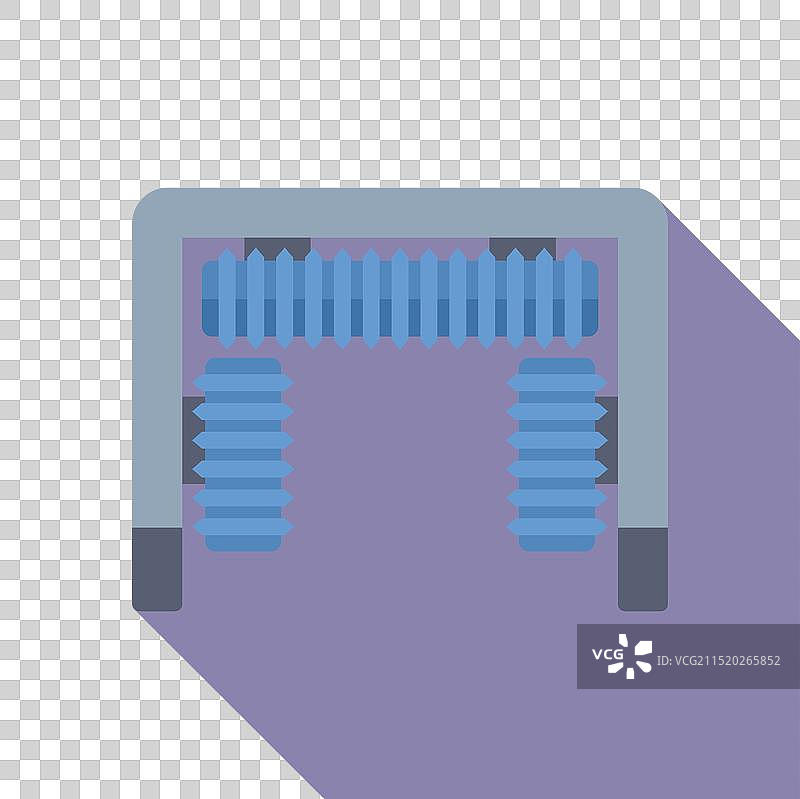 足部按摩机放松疲惫的肌肉图片素材