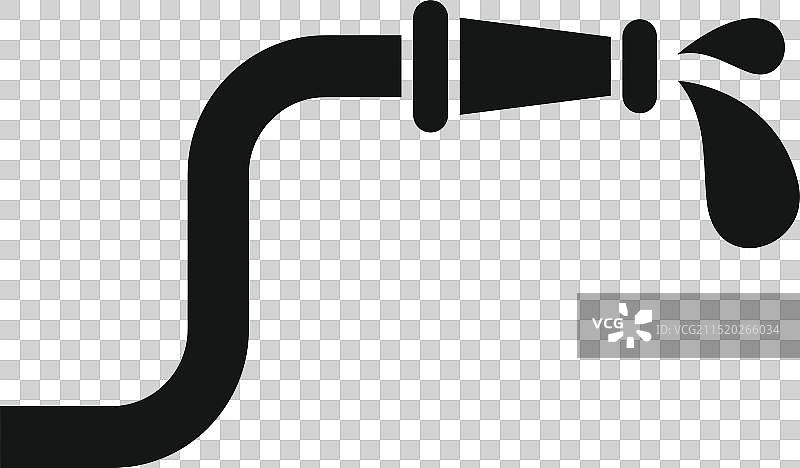 喷水消防水带图标图片素材