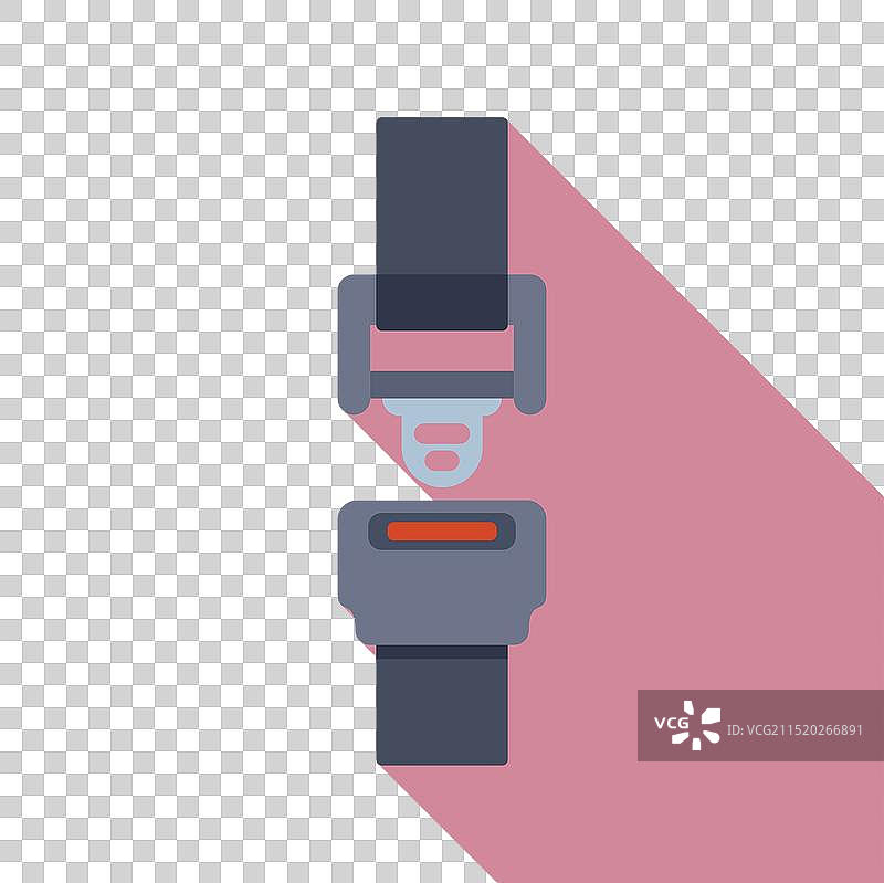 等待系紧的安全带扣图片素材