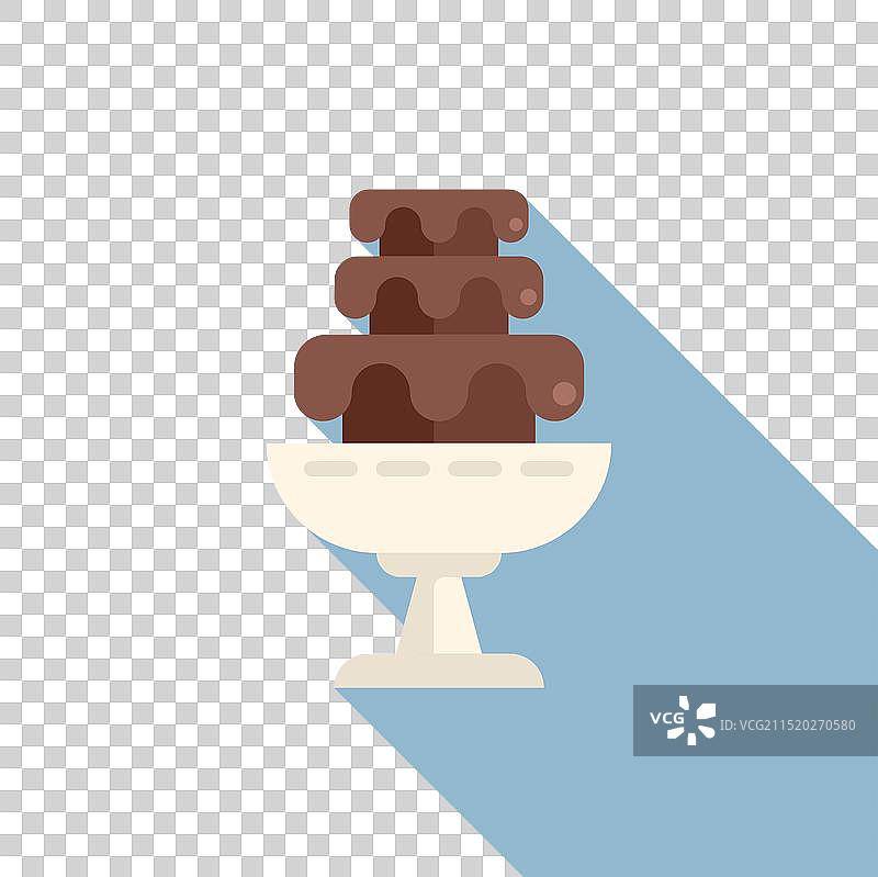 巧克力喷泉图片素材