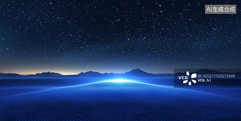 【AI数字艺术】未来科技感背景图图片素材