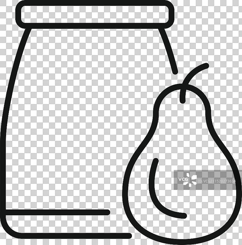 梨果酱制作流程图icon图片素材