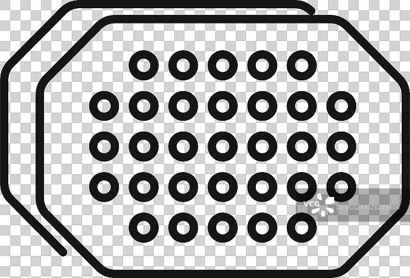 展示半导体技术的CPU芯片组图片素材