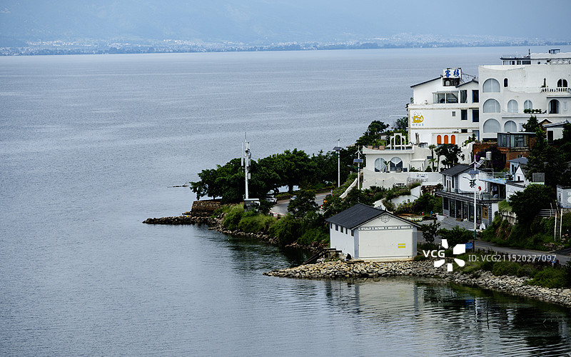 大理洱海文笔村图片素材