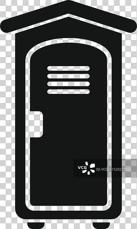 便携式生物厕所图标图片素材