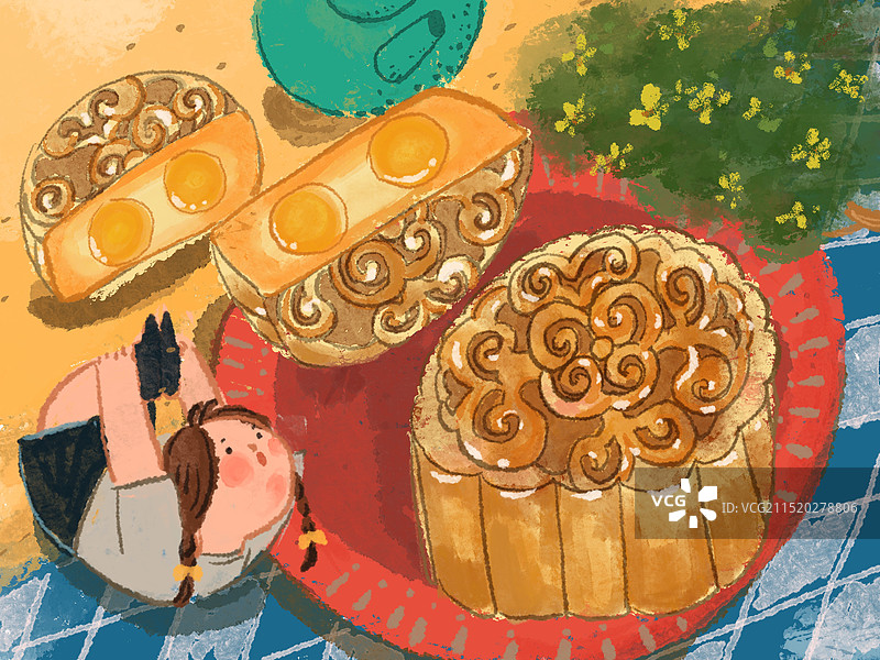 饮食系列月饼图片素材