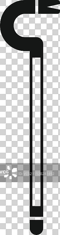 撬棍工具图标简约风格图片素材