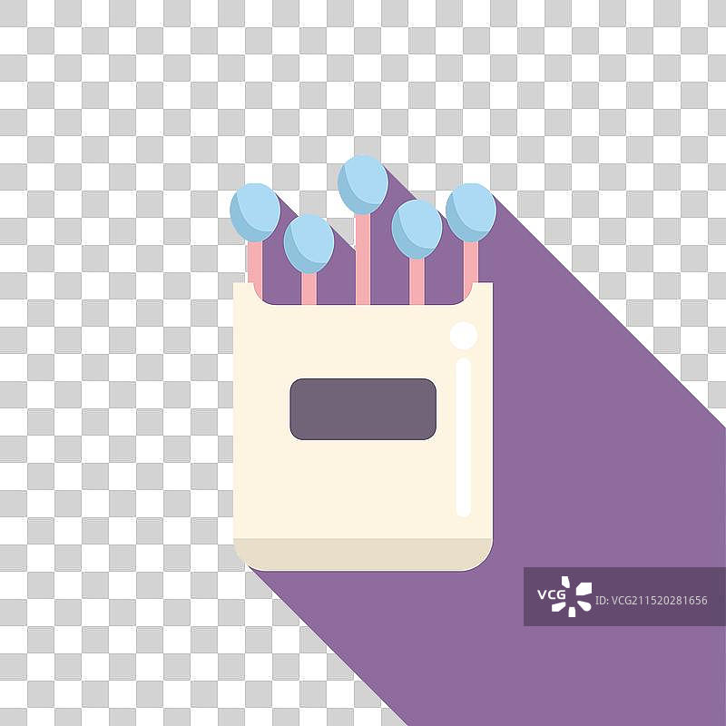 火柴盒点火图标图片素材