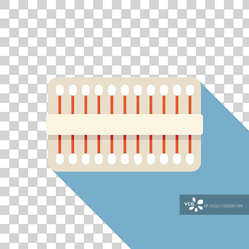每日避孕药泡罩包装图片素材