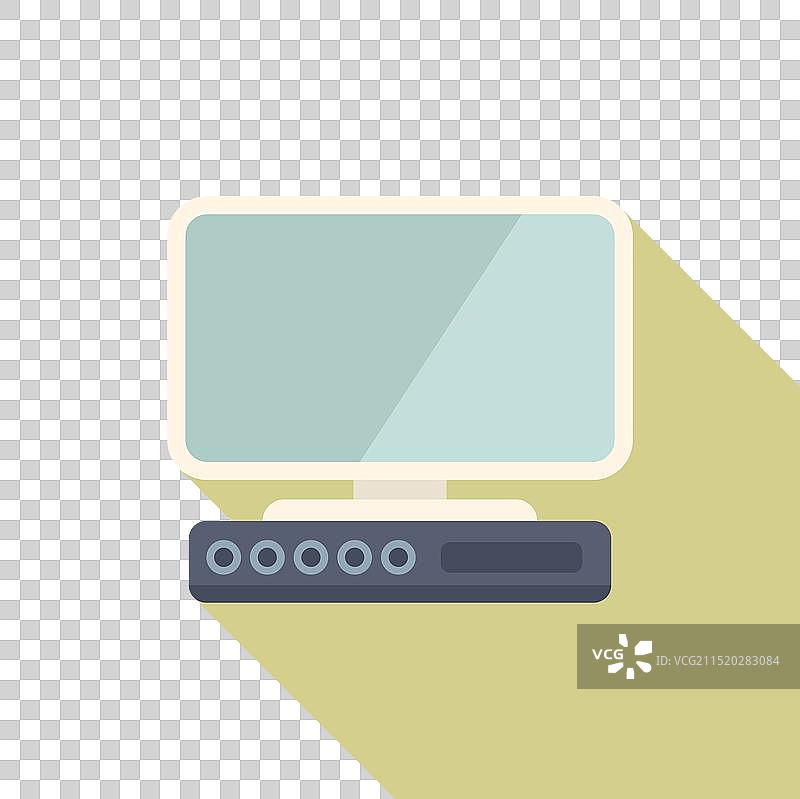 显示空白屏幕的电脑显示器图片素材