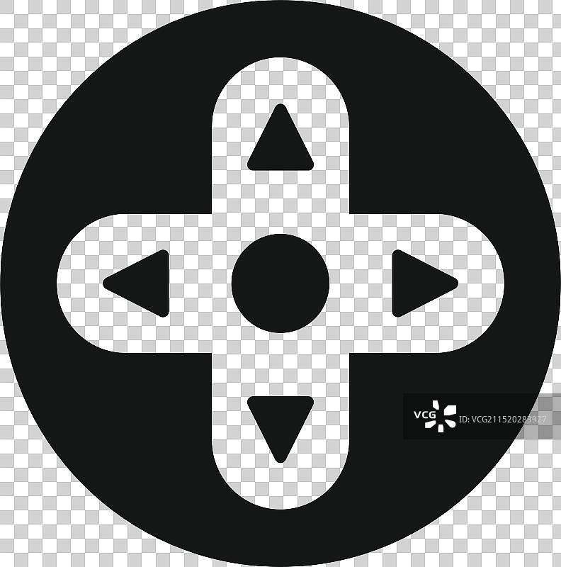 显示方向的游戏控制器方向键图标图片素材