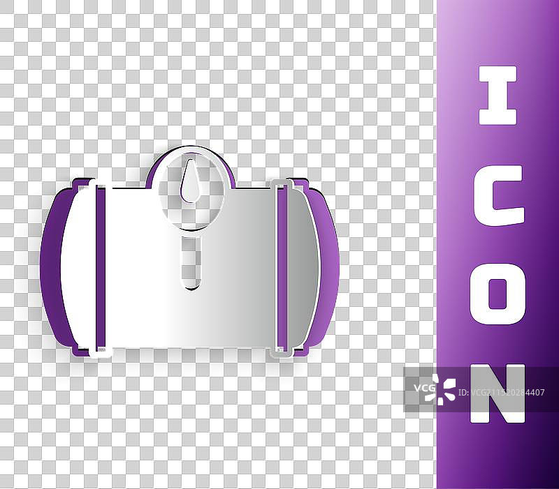 剪纸车辆油箱图标图片素材