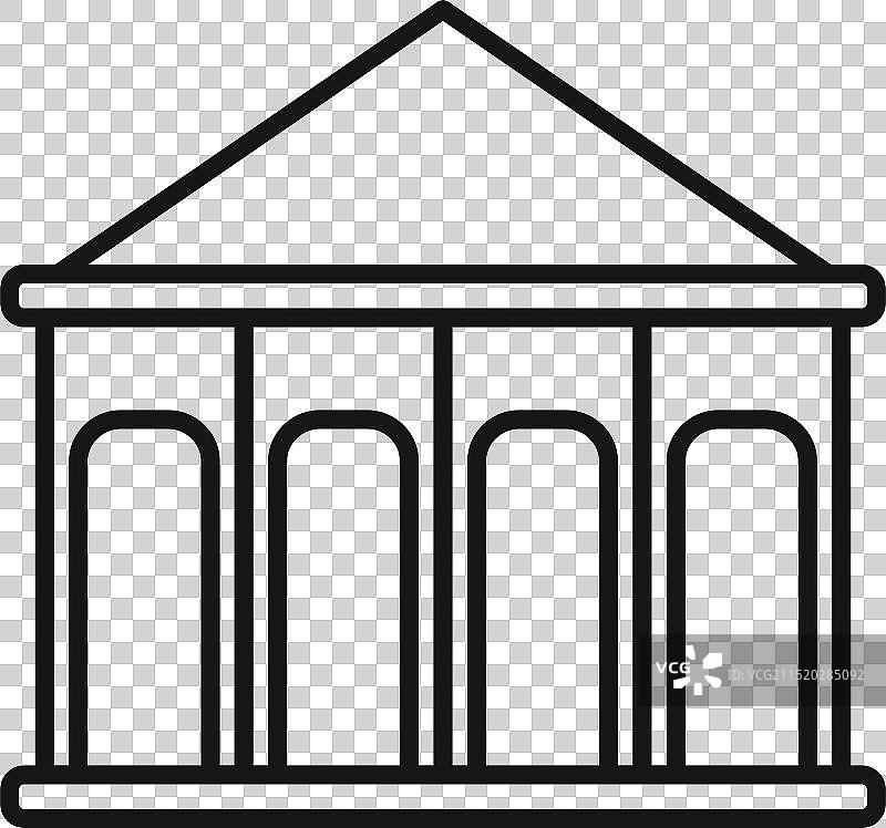 代表政府的议会大厦图标图片素材