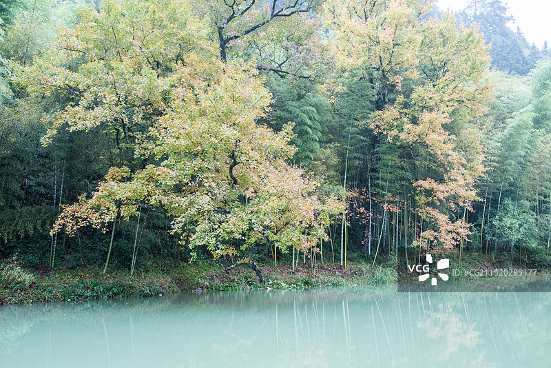 中国江西省婺源县徽州古村落秋季风光摄影图片素材