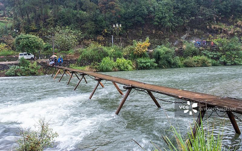 中国江西省婺源县徽州古村落秋季风光摄影图片素材