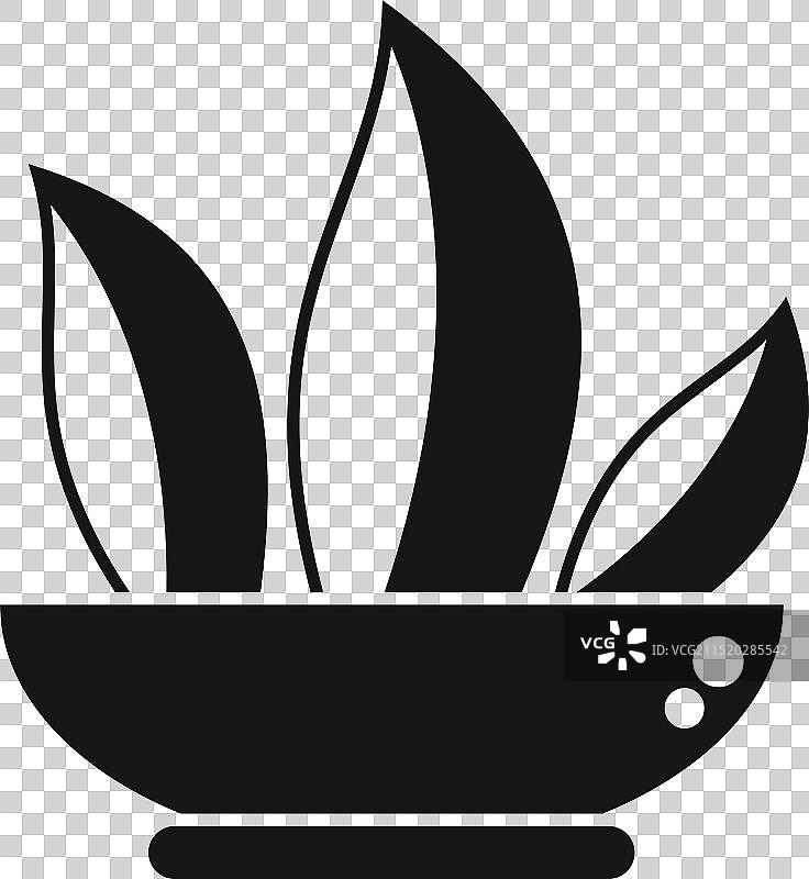 家居装饰盆栽图标图片素材