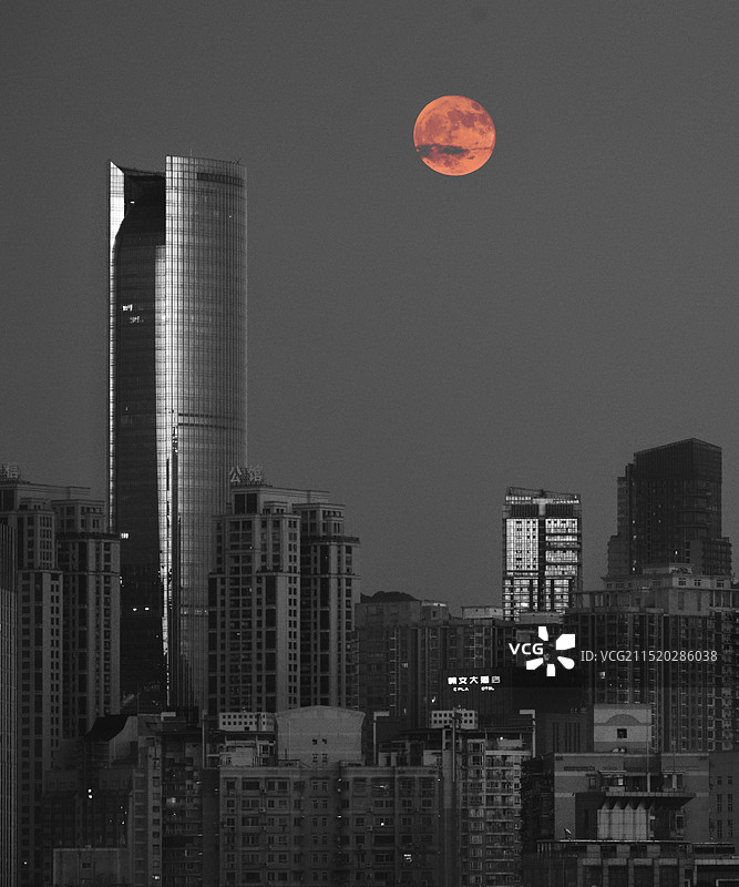 月亮笑，生活好图片素材