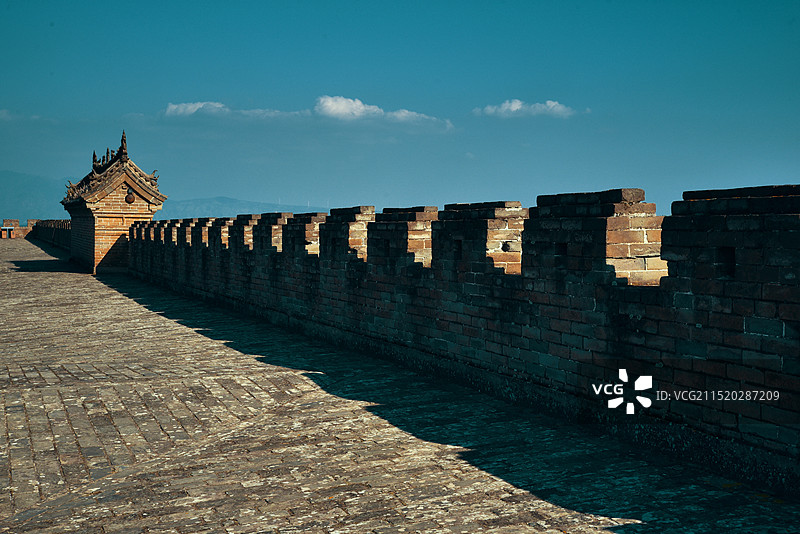 陕西大荔丰图义仓廒顶雉堞图片素材