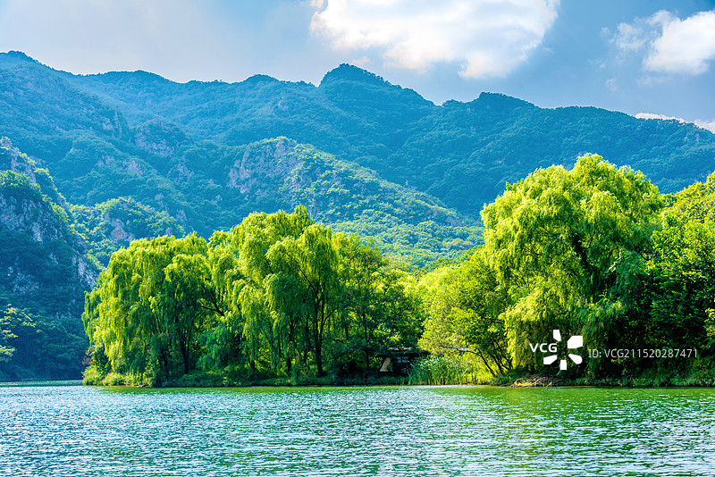 中国辽宁大连庄河冰峪沟自然风光图片素材