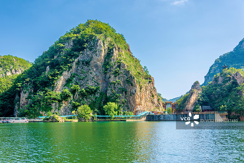 中国辽宁大连庄河冰峪沟自然风光图片素材